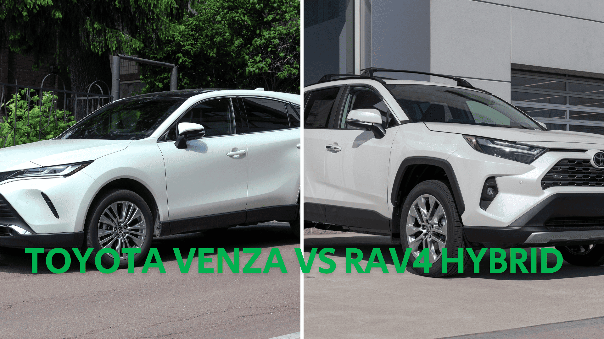 Inspiring Rav 4 Hybrid Vs Venza Pictures
